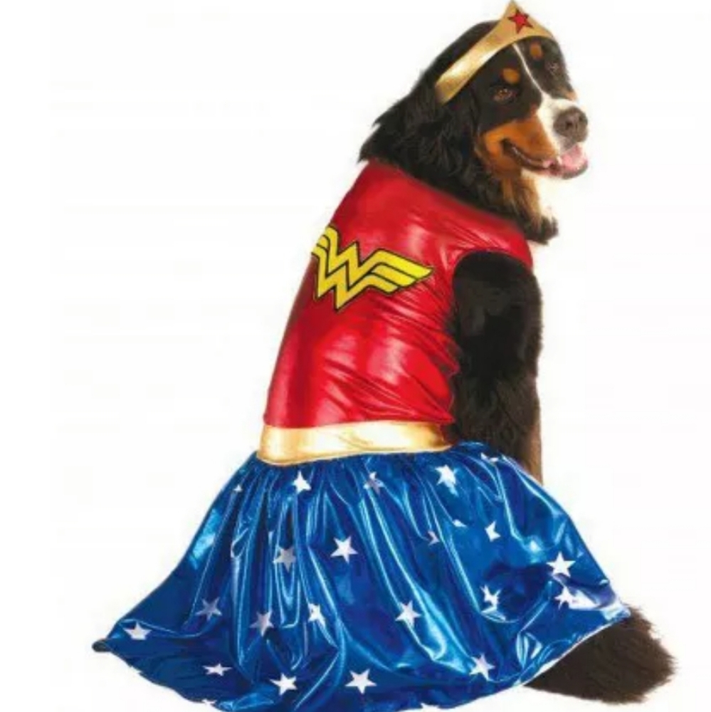 NEW! Rubies Wonder Woman - Small Dog Pet Costume NWT sz small. - Picture 3 of 11